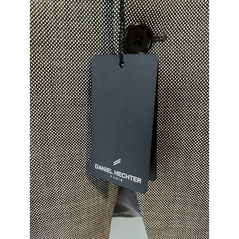 Daniel Hechter Men's 42S Wool Tweed Blazer Gray